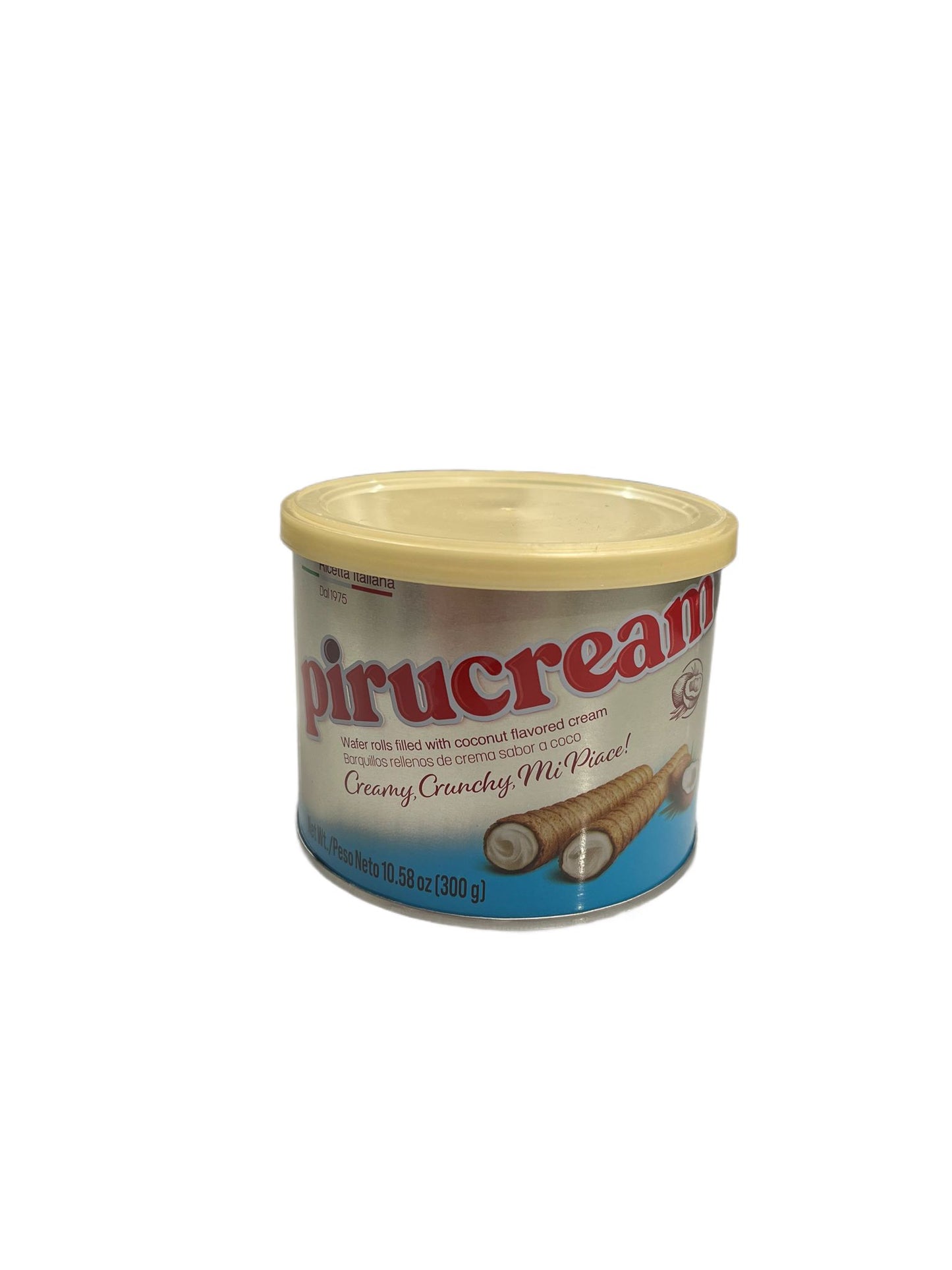 Pirucream Coconut Cream Filled Big Canister