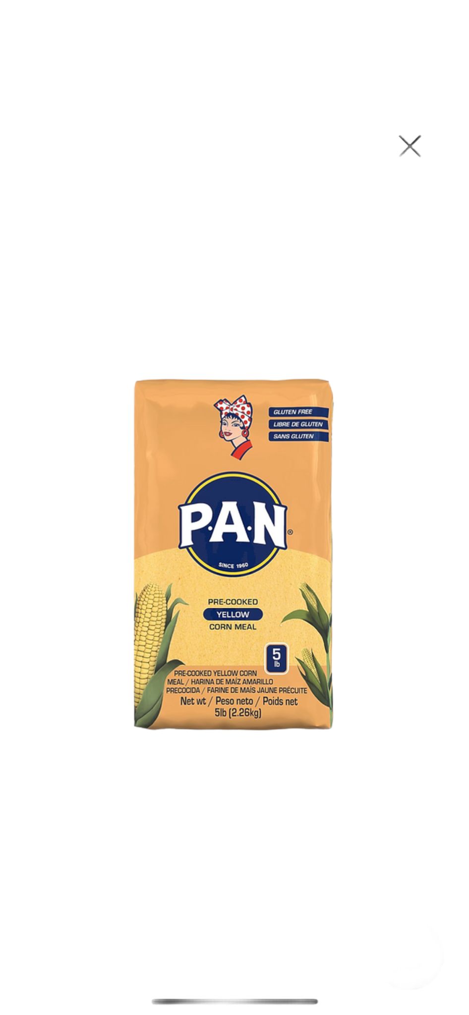 Harina Pan Amarilla 5lb