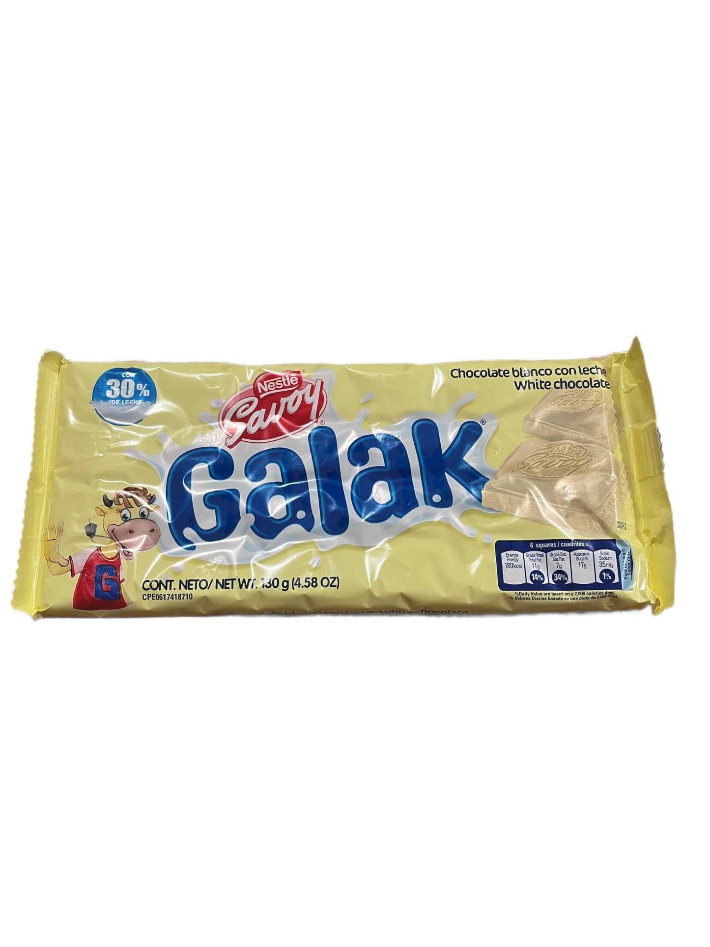 Chocolate Blanco Galak Savoy
