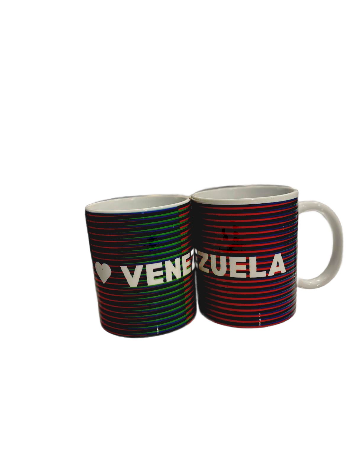 Tazas motivo Venezuela caja variada