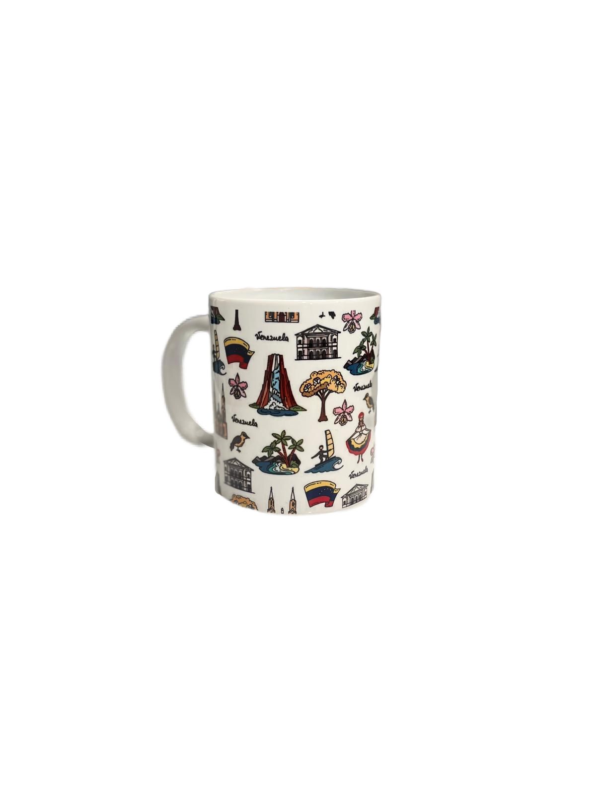 Tazas motivo Venezuela caja variada
